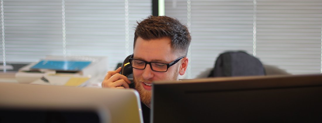man making phone call
