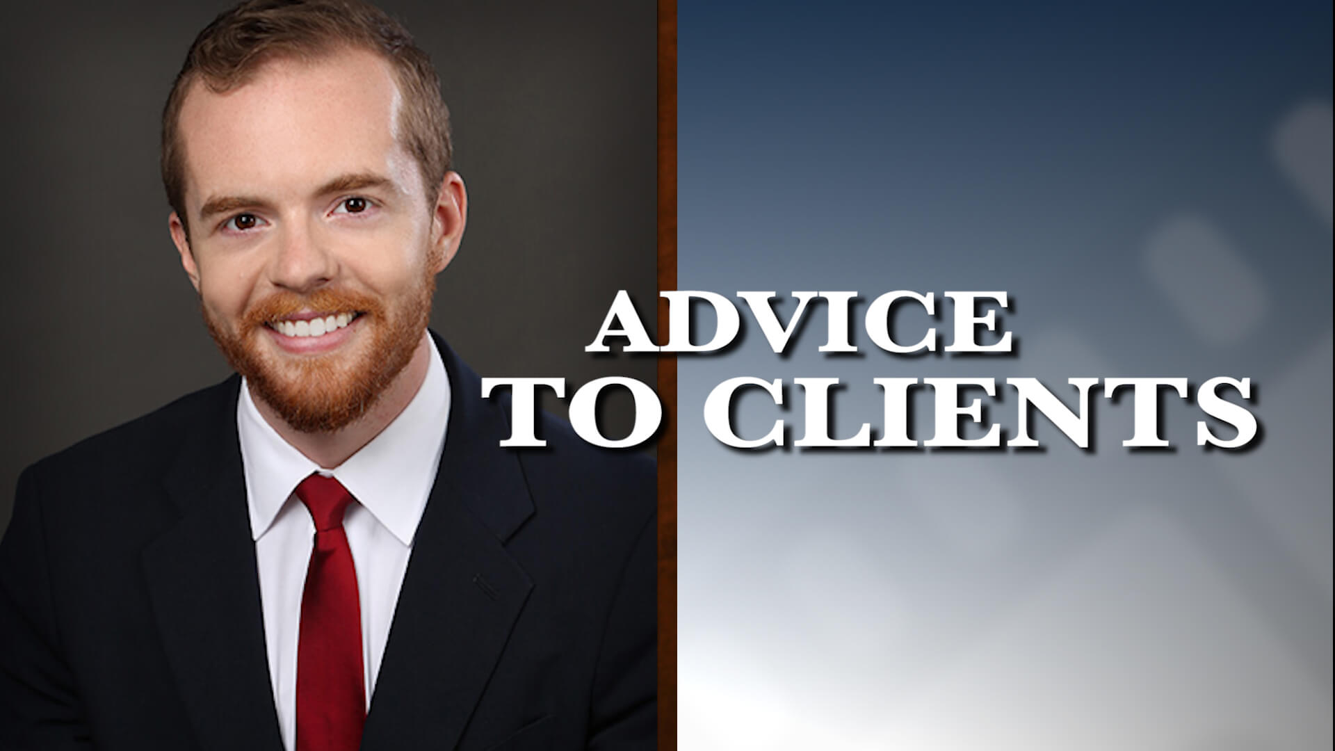 Graphic of Minnesota Bankruptcy Attorney Bennett Hartz with the words Advice To Clients