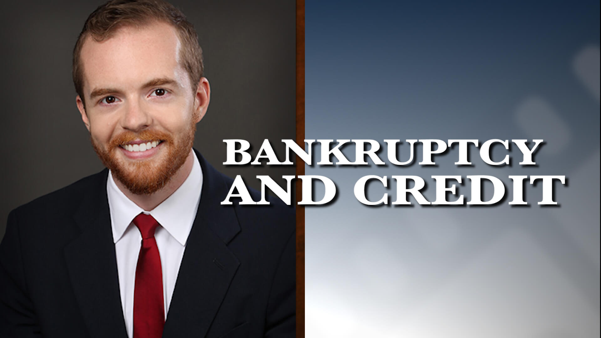 Graphic of Minnesota Bankruptcy Attorney Bennett Hartz with the words Bankruptcy and credit