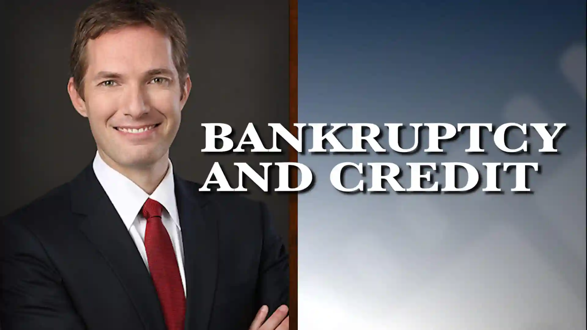 Graphic of Minnesota Bankruptcy Attorney Andrew Walker with the words Bankruptcy And Credit
