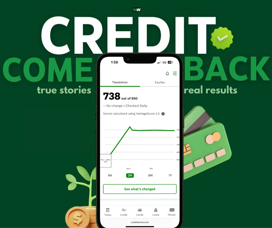 #CreditComeBack