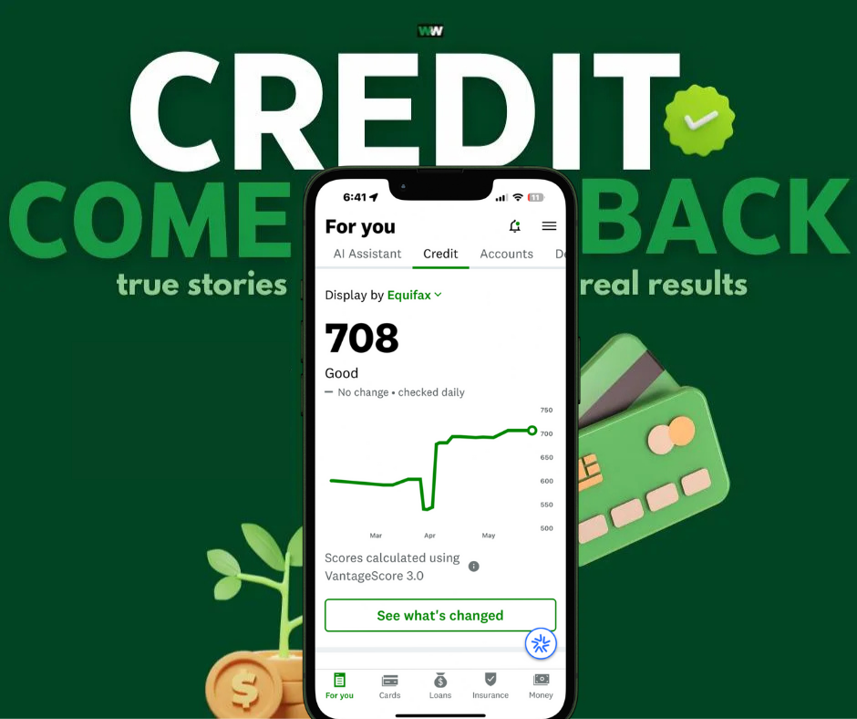 #CreditComeBack