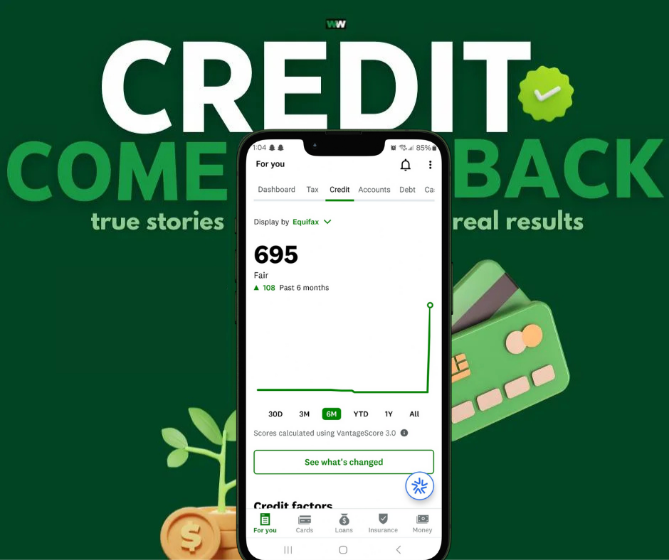 #CreditComeBack