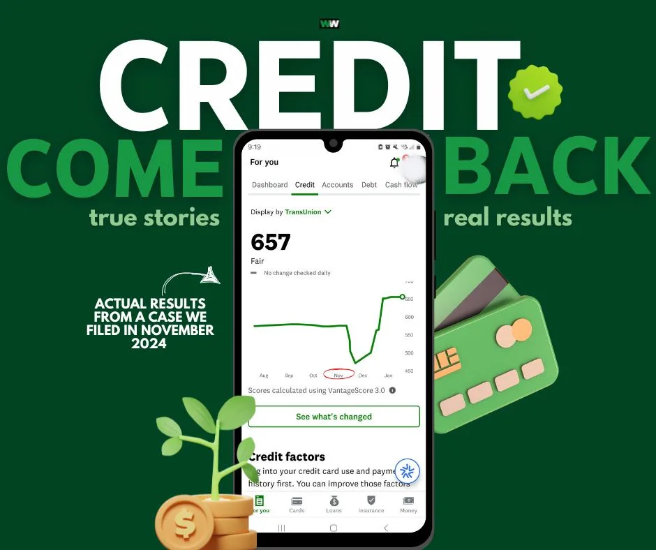 #CreditComeBack