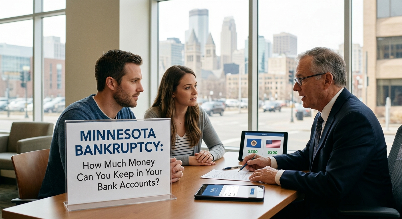 How Much Money Can I Have in My Bank Account When Filing Chapter 7 Bankruptcy in Minnesota?